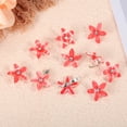 thumbnail image 5 of Unique Bargains 20 Pcs Small Flower Hair Clips Mini Flower Hair Clips for Girls Cute Flower Hairpin for Fine Hair Red, 5 of 7
