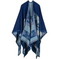 thumbnail image 1 of LinYooLi Women's Fashion Winter Oversized Blanket Poncho Cape Shawl Cardigans, 1 of 9