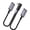 2 USB female -elbow, variant on 66W Type C Splitter Charging Cable Double Type C USB Port Data Sync Wire Line for Phone Mobile Power 20cm Long