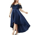 thumbnail image 6 of Puyaiuu New Womens Dresses Summer Maxi Dress for Women Short Sleeve Casual Summer Loose Plain Comfy Long Dresses Plus Size Summer Dresses, 6 of 9