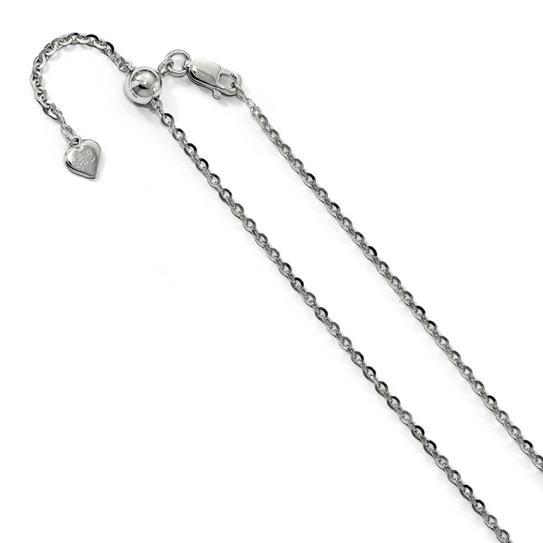 1pc Adabele Authentic 925 Sterling Silver Chain Extender Strong Removable  Adjustable 2 inch Extension for Necklace Anklet Bracelet SS308-2