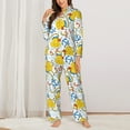 thumbnail image 2 of Sikiie Ducks and Anchors Women's Long-Sleeve Shirt and Full-Length Bottom Pajama Set (s-xxl)-Medium, 2 of 7