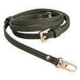 thumbnail image 4 of Adjustable Leather Replacement Strap Handles Purses Straps Handbags Shoulder Bag Strap with Metal Swivel Lobster Buckles Green, 4 of 9