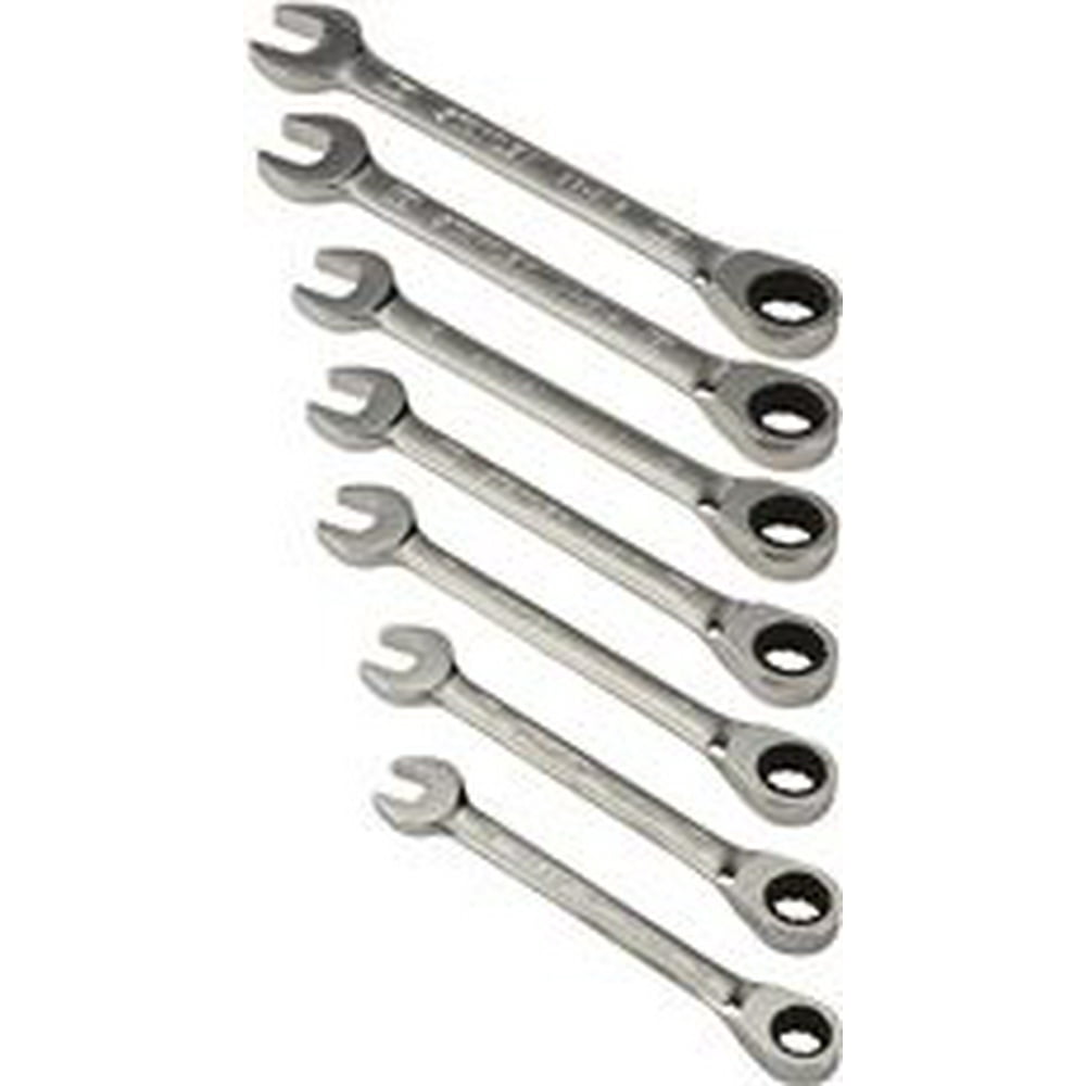STANLEY 94543W 7Piece Ratcheting Wrench Set, MM