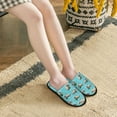 thumbnail image 5 of Slippers for Women, Mallard Ducks Swimming In The Lake Womens Slippers Fuzzy Winter House Shoes, Soft Anti-Skid Slippers Indoor and Outdoor, 5 of 7