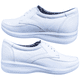 thumbnail image 5 of Zapatos Blancos Hombre Enfermeria Piel Vacuno ideal para Clinicas, Hospitales y Hoteles, 5 of 6