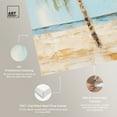 thumbnail image 4 of Painting Palm Trees Tropical Bathroom Canvas Wall Art by Art Remedy, Gallery Wrapped, 30"x30", 4 of 7