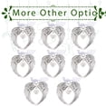 thumbnail image 7 of 1set Alloy Big Pendants Platinum Heart Word 55x68mm 2pcs/set, 7 of 7