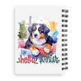 thumbnail image 2 of Watercolor Hello Winter Bernese Mountain Dog Chill Christmas Welcome Spiral Bound Journal Berner Lover Gifts 5x7in Spiral Notebook - 00016, 2 of 5