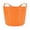 Orange, variant on Tuff Stuff Products F4-BK 4.2 Gallons Outdoor Carry Flex Tub Storage Bin Container Tote Tubs Bucket with Carrying Handles, Black