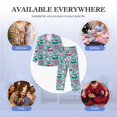 thumbnail image 7 of Bingfone Men's Pajama Set 2 Piece Loungewear PJs, Long Sleeve with Pajama Pants-Dogs With Swimming, 7 of 7