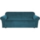 thumbnail image 1 of All inclusive elastic sofa cover, solid velvet velvet one-piece, fabric sofa cover, creating a comfortable living room (double deep water blue), 1 of 5