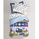 thumbnail image 4 of Cars, Trucks, Planes, Police Car Boys Bedding 5pc Twin Comforter Set Bed in a, 4 of 10