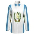 thumbnail image 4 of Flag Of Guatemala Long Sleeve Blouse Woman Streetwear Casual Shirts Summer Oversize Woman Streetwear Clothing Birthday Present, 4 of 7