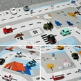 thumbnail image 4 of Carte de Jeu de Ville Jouets Éducatifs pour Enfants Carte des Bâtiments Tapis de Stationnement Scène Routière Éducation, 4 of 8