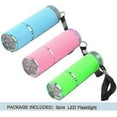 thumbnail image 5 of nipocaio 3pcs Led Flashlight, Small Glow Flashlights With 9 Led Lights, Portable Light Nail Dryer For Nail Gel (mixcolor), 5 of 5