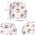thumbnail image 4 of Logiee Different Mushrooms Print Unisex Knit Beanie for Men Women Winter Hat,Beanies Skull Caps, 4 of 7