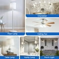 thumbnail image 4 of SHINESTAR E12 LED Candelabra Light Bulbs 40 Watt Equivalent, 5000K Daylight White 470 Lumen Chandelier Bulb, 6W B11 Candle Small Base Ceiling Fan Light Bulbs, Non-Dimmable, Pack of 6, 4 of 8