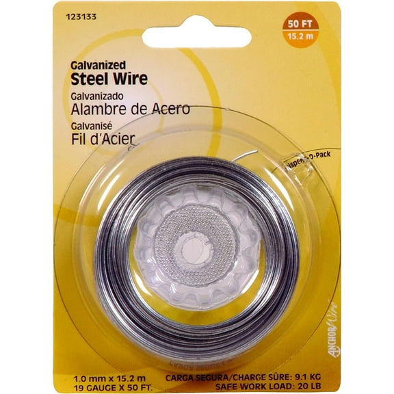 Hillman Steel Wire 50' 19 Ga Galvanized 20 Lb