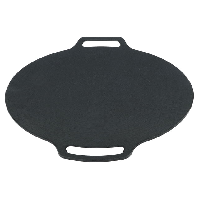 Poêle à Griller Coréenne, Poêle à Griller Ronde pour Barbecue Coréen pour Cuisson Extérieure Finition de Luxe