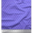 thumbnail image 1 of Soimoi Silk Fabric Dot & Fleur De Lis Damask Shirting Decor Fabric Printed Yard 42 Inch Wide, 1 of 1