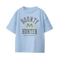 thumbnail image 2 of Star Wars The Mandalorian And Grogu Bounty Most Wanted Youth T Shirt (Light Blue, XS-XL), 2 of 4