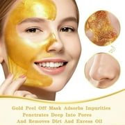 Mooyam 2 Pack Purifying Gold Peel off Mask, Face Masks Beauty Peel Off Gold Face Mask, Blackhead Remover Deep Cleanser, Gold Mud Face Mask 4oz