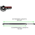 thumbnail image 3 of 2 Lift Supports Gas Struts Shocks Fits 2000-2007 Town & Country, Voyager, Grand Caravan Rear Tailgate Hatch Trunk Door Gate Back Liftgate 4535 SG214021 4894554AE Springs Arms Dampers, 3 of 6