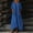 Dresses-153Blue, variant on Dresses for Women Linen V-Neck Maxi Dress Long Sleeve Loose Fit Kaftan Dress with Pockets Casual Flowy Lounge Beach Vacation Boho Sundress Purple S