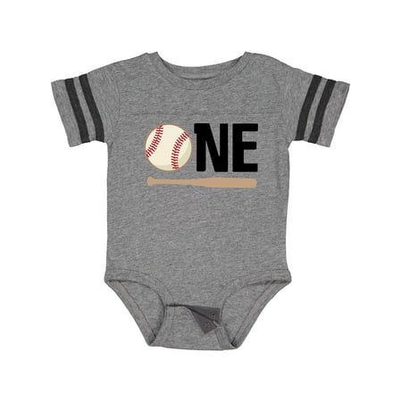 

Inktastic 1st Birthday Baseball Boys First Gift Baby Boy or Baby Girl Bodysuit