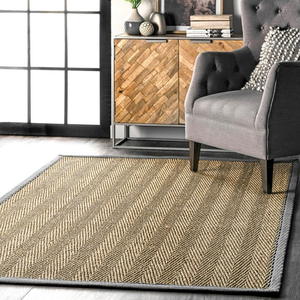 Nuloom Larnaca Seagrass Herringbone Indoor Outdoor Area Rug Com Nuloom Larnaca Seagrass Herringbone, Sisal Outdoor Rugs Uk
