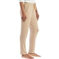 thumbnail image 2 of Natori Women's Ankle Length Soft Stretch Knit Lounge Pant (Heather Latte, L), 2 of 4