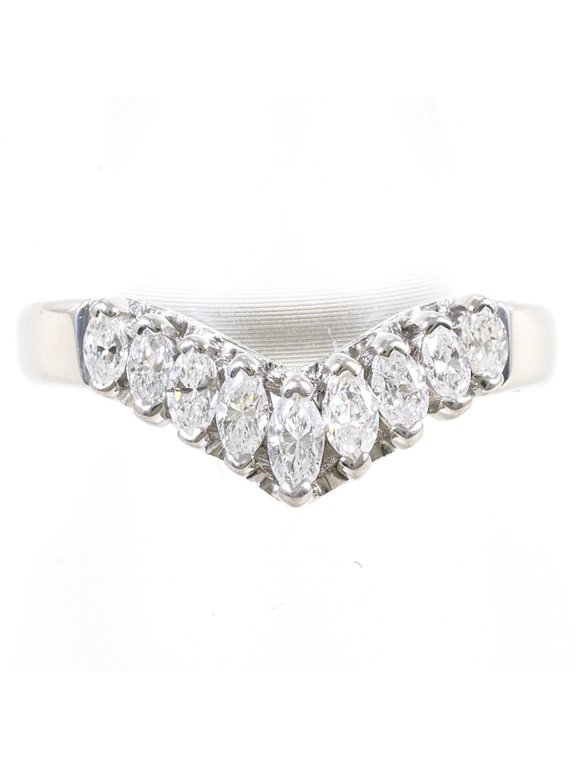 Pre-Owned PT900 Platinum Ring with Diamond (no carat marking), Certificate of Authenticity,...