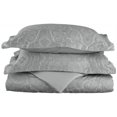 thumbnail image 1 of Cotton Rich 600 Thread Count Italian Paisley Duvet Cover Set  Twin-Grey, 1 of 1