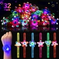 thumbnail image 1 of Pulseras Fidget Spinner BSTDECOR Iluminación LED Paquete de 32, 1 of 1