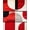 Red Cream Black, Pattern 7, variant on ODIKA 8'x10' Washable Area Rug Alfombra Vintage Rig Abstract Border Throw Ornamental Framing for Dining Room, Large Office, Lounge, Non-Slip Chair-Friendly Mat