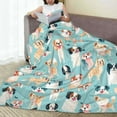 thumbnail image 6 of Vsdgher Colorful Dog Ultra-Soft Micro flannel Blanket Throw Blankets for Couch Sofa, Bed (4 sizes)-80"x60", 6 of 7