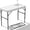 White - Abs Faucet NO Grid Rack, variant on FASCK Fish Cleaning Table with Sink – Heavy-Duty HDPE, Waterproof & UV-Resistant, Portable Outdoor Sink with Hose Hook Up for Camping, Picnic, Backyard with Grid Rack