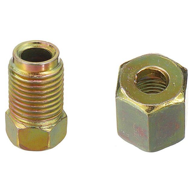Sidaley 10mm 50 uds/Kit de accesorios de línea de tubo de freno hidráulico conector líneas Unión piezas reemplazables de automóvil Vehículos, repuestos y accesorios Mis