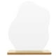 thumbnail image 1 of Espejo de maquillaje acrílico estético, espejo de tocador decorativo de escritorio con soporte de madera, 1 of 7