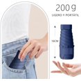 thumbnail image 2 of Paraguas de Bolsillo Reforzado para Lluvia y Sol, Mini Sombrilla con Protección UV, Ultra Ligero y Portátil, Más Robusto, Mini Paraguas Plegable con Estuche, 2 of 4