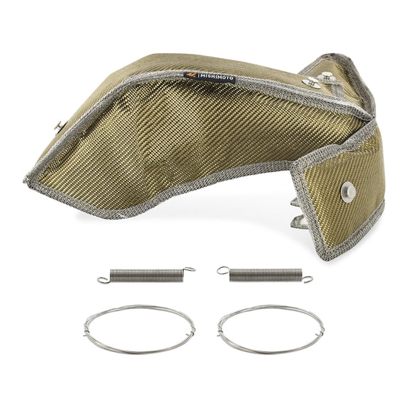 Mishimoto MMTB-MUS4-15 Titanium Turbo Blanket, Compatible With Ford Mustang EcoBoost 2015-2023