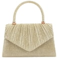 thumbnail image 2 of JVBTVB Women's Evening Bag Clutch Purse Sequin Embellished Pleated Shimmer Mini Handbag for Wedding Banquet Party, 2 of 8