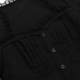 thumbnail image 6 of LIIPEE Womens Halloween Gothic Dark Elegant Short Sleeve Lace Square Neck Blouse,XS-L, 6 of 9