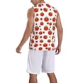 thumbnail image 5 of Wukai Hand Drawn Tomatoes Men’s Basketball JerseyMedium, 5 of 7