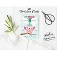 thumbnail image 3 of Darling Souvenir Green Birthday Invitation Card Printable Fill or Write In Blank Invites Party Supplies Pack Of 28 5 x 7 Inches, 3 of 5