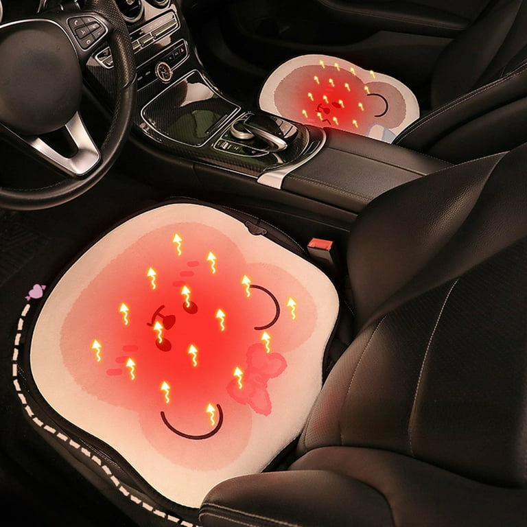 GOODLIEST Car Seat Cushion Keep Warm Ultra-Thick Attractive USB