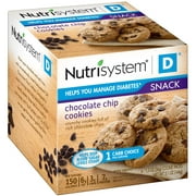 Nutrisystem D Chocolate Chip Cookies, 1.3 oz, 4 count, (Pack of 6)