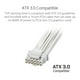 thumbnail image 3 of Fuente de alimentación ASUS TUF Gaming 1000W Gold White Edition, 3 of 3