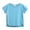 Blue, variant on Godderr Toddler Boy Girls Tees, Baby Crew Neck T-Shirt Kids Short Sleeve Solid Color for 12m-8y